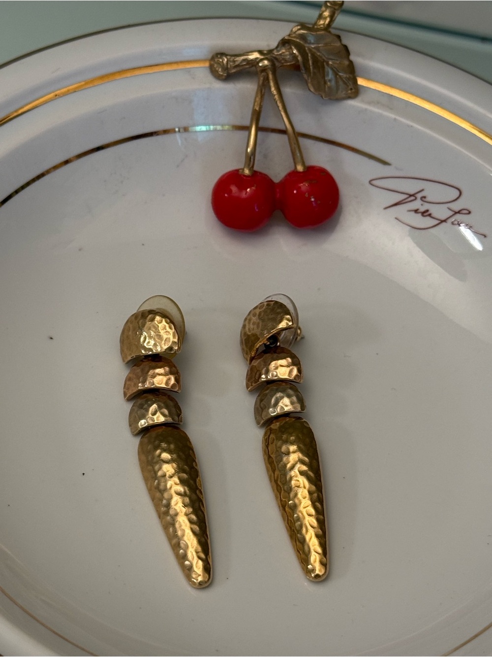 Trifari vintage earrings